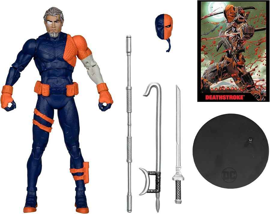 DC Multiverse Comics Page Punchers DC Rebirth Deathstroke Inch Action Figure