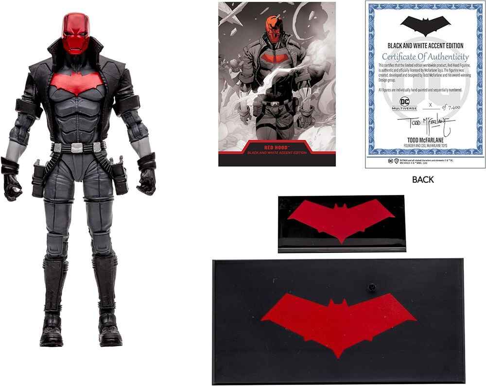 未開封品 DCマルチバース レッドフード NEW52 BLACK &WHITE DCコミックス』【DCマルチバース】7インチ・アクションフィギュア