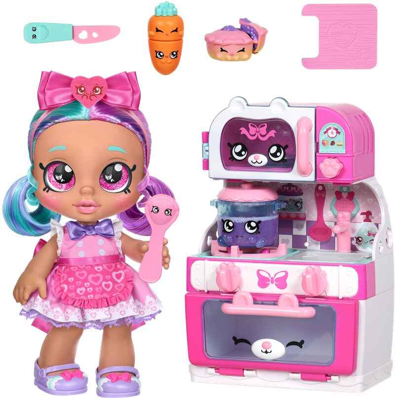 Kindi Kids Bella Bow and Kindi Fun Oven with Shopkins Playset 10