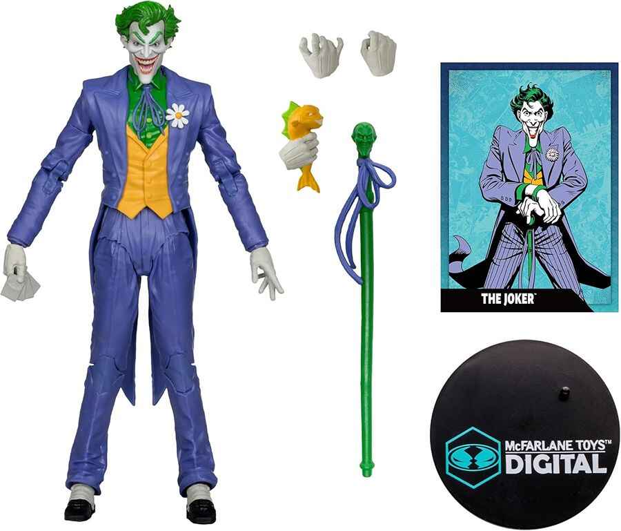 DC Multiverse Digital The Joker (The Silver Age) 7 Inch Action