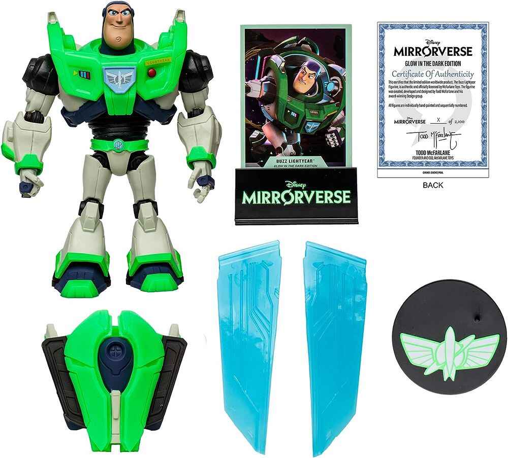 Disney Mirrorverse Toy Story Buzz Lightyear Glow in the Dark (Gold