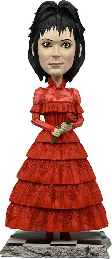 Beetlejuice 2 Movie Head Knockers Lydia Deetz Red Wedding Dress 8 Inch –  figurineforall.ca