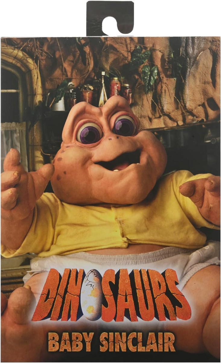 Talking baby Sinclair dinosaur from buy the dinosaur show.