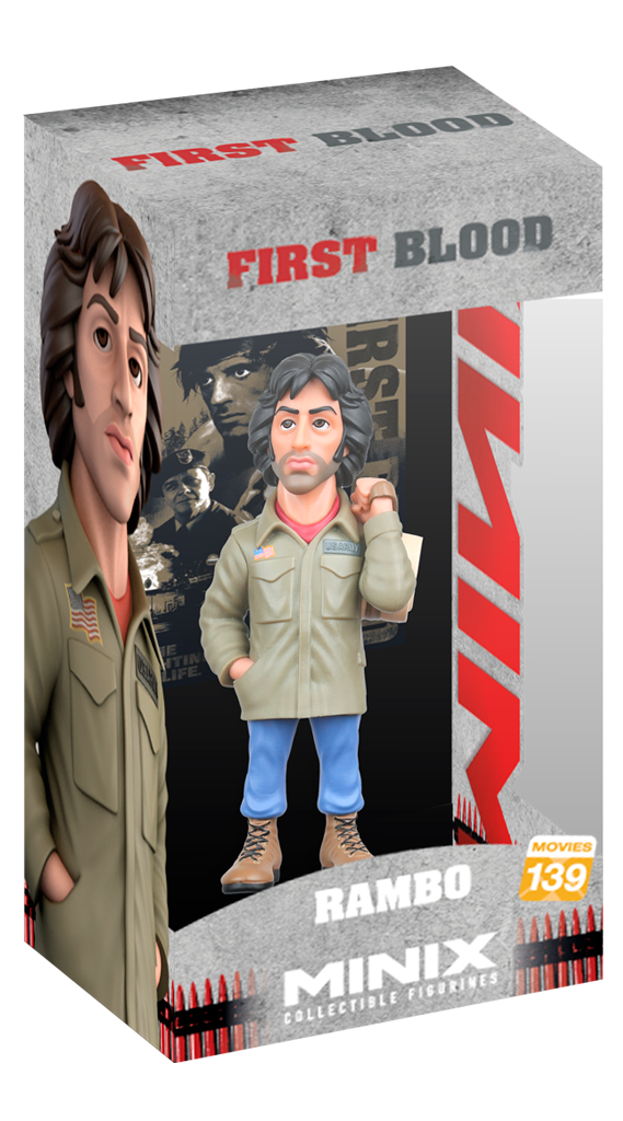 Minix Movies Rambo First Blood Part 1 4.75 Inch Collectible Vinyl Figure