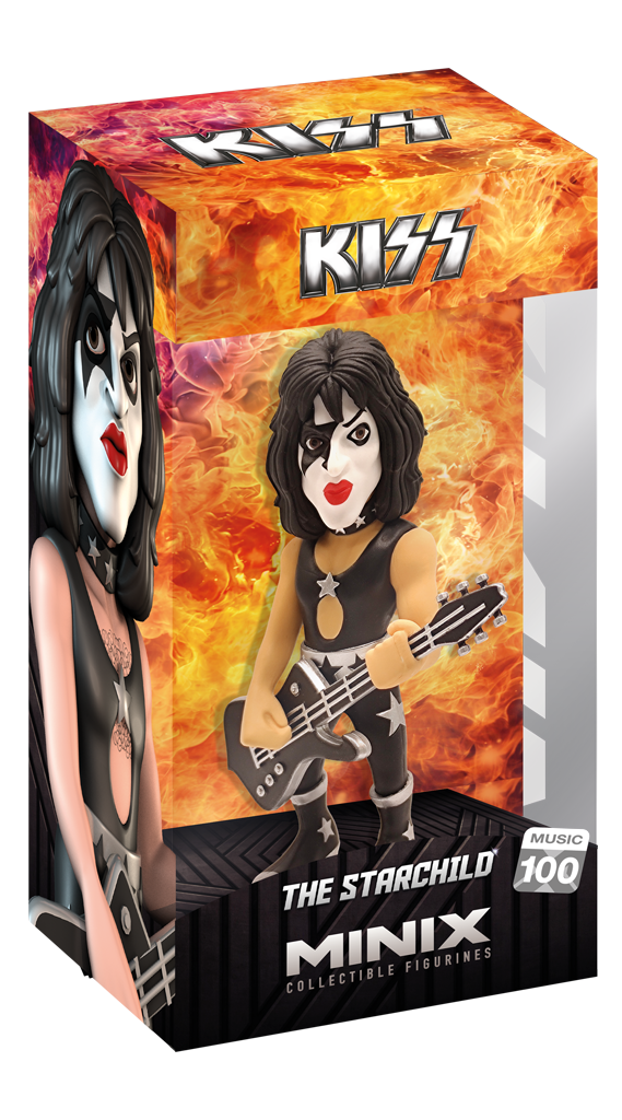 Minix Music Kiss Starchild 4.75 Inch Collectible Vinyl Figure