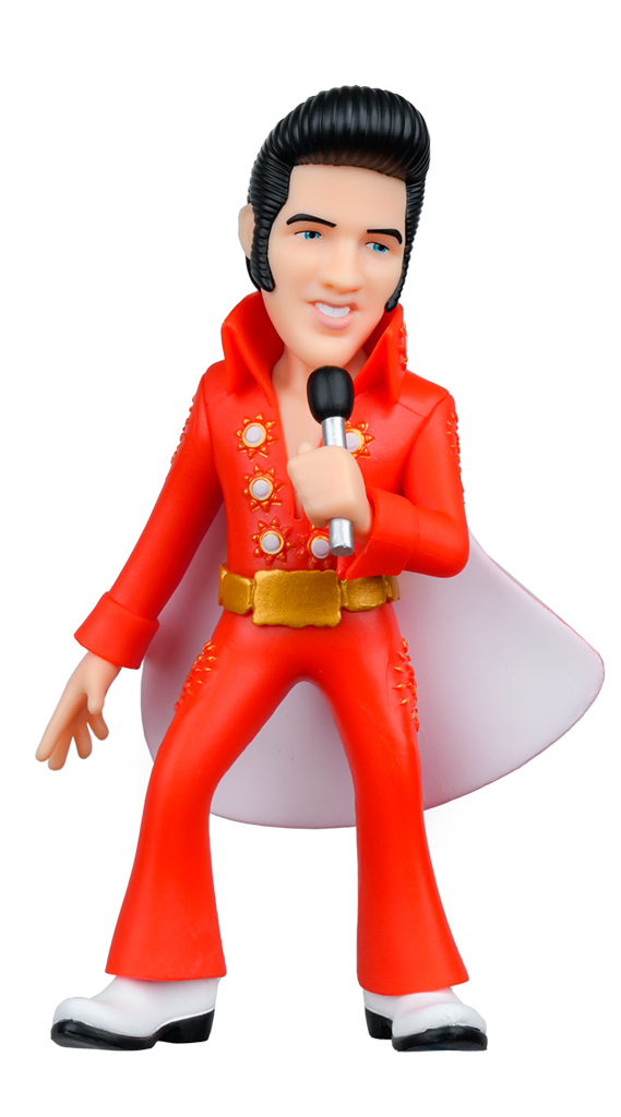 Minix Music Elvis Presley (Red Suit) 4.75 Inch Collectible Vinyl Figure