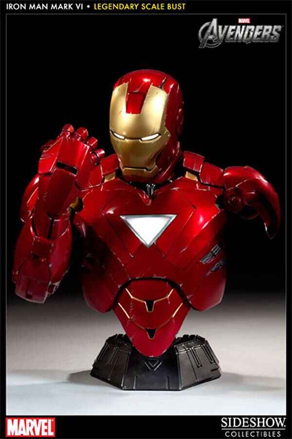Marvel Comics Iron Man Mark VI 16 Inch Legendary Scale Bust 200150