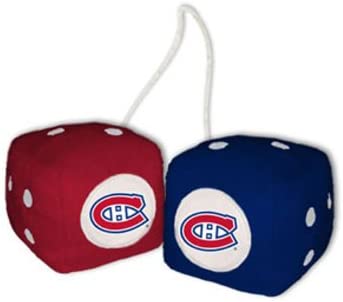 NHL Fuzzy Dice, 3" - figurineforall.com