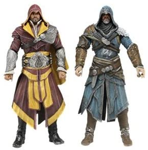 NECA 60817 7-inch Assassins Creed Revelations Action Figure (Pack of 2) - figurineforall.com