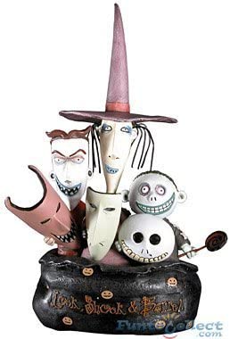 Neca Nightmare Before Christmas inches Lock, Shock and Barrel inches Statue (Discontinued by manufacturer) - figurineforall.com