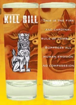 NECA Kill Bill Shooter Glass Set - figurineforall.com