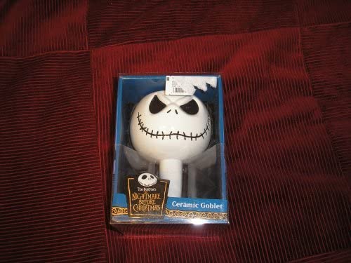 Nightmare Before Christmas Jack Skellington Ceramic Goblet - figurineforall.com