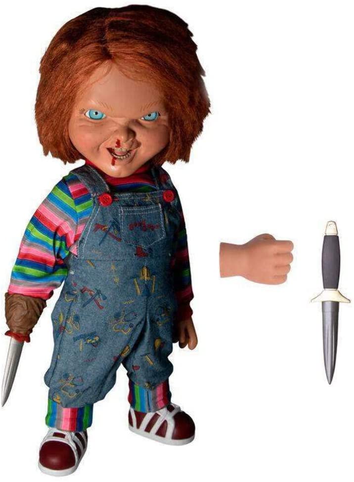 Mezco Mega Scale Talking Menacing Chucky Figure - figurineforall.com