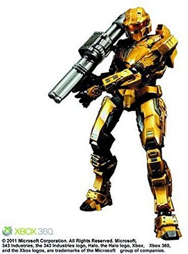 Square Enix Halo Play Arts Kai: Gold Spartan Action Figure by Square Enix - figurineforall.com