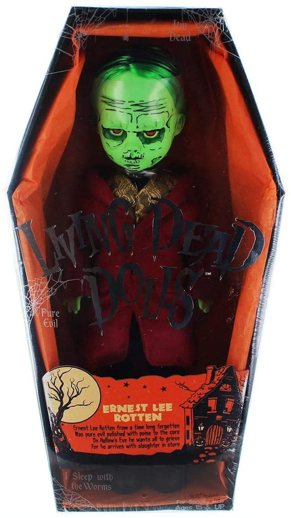 Mezco Toyz Living Dead Dolls Series 32: 10" Ernest Lee Rotten (Ghoul) - figurineforall.com