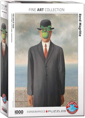 Puzzle 1000 Pieces - Son of Man by Rene Magritte Jigsaw Puzzle