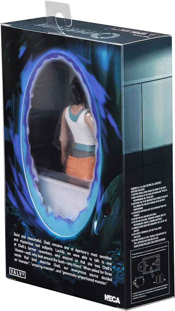 NECA - Portal 2 - 7” Scale Action Figure - Chell with Light-Up