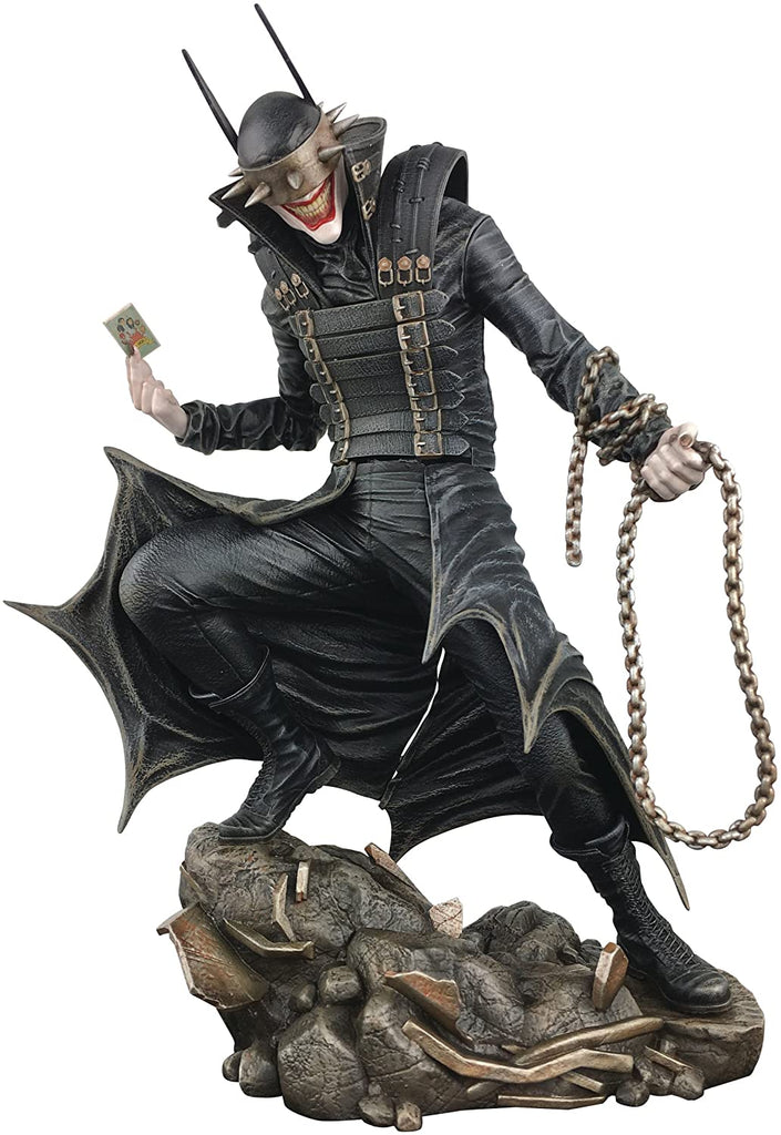 DIAMOND SELECT TOYS DC Gallery: The Batman Who Laughs PVC Diorama Figure, 9 inches - figurineforall.com