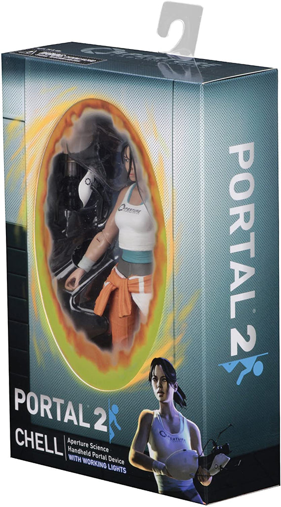 NECA - Portal 2 - 7” Scale Action Figure - Chell with Light-Up