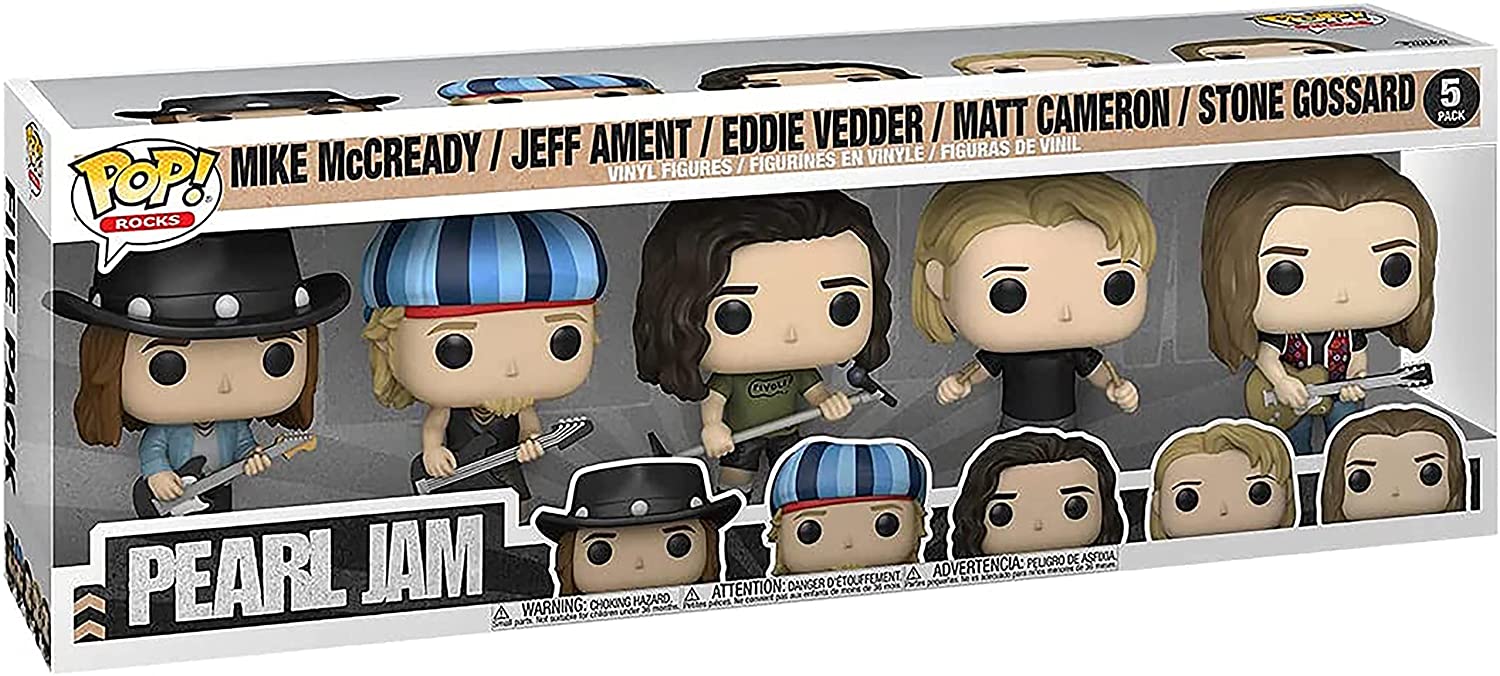 Funko Pop Rocks Music 3.75 Vinyl Figure - Pearl Jam 5-Pack