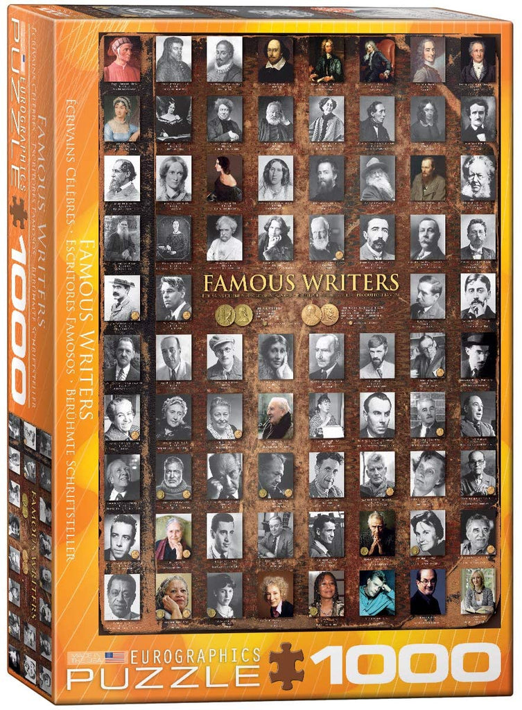 Puzzle 1000 Piece - Famous Writers Jigsaw Puzzle 6000-0249 - figurineforall.com