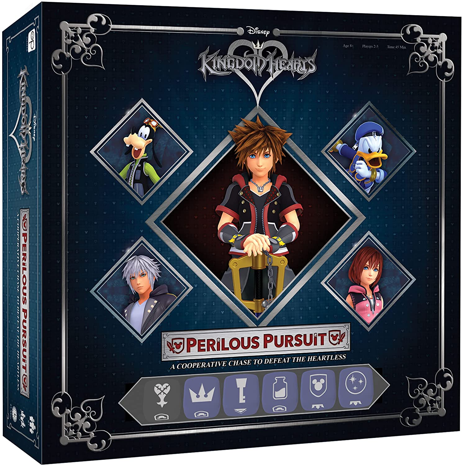 Perilous Pursuit Kingdom Hearts Board Game Disney Game – figurineforall.ca