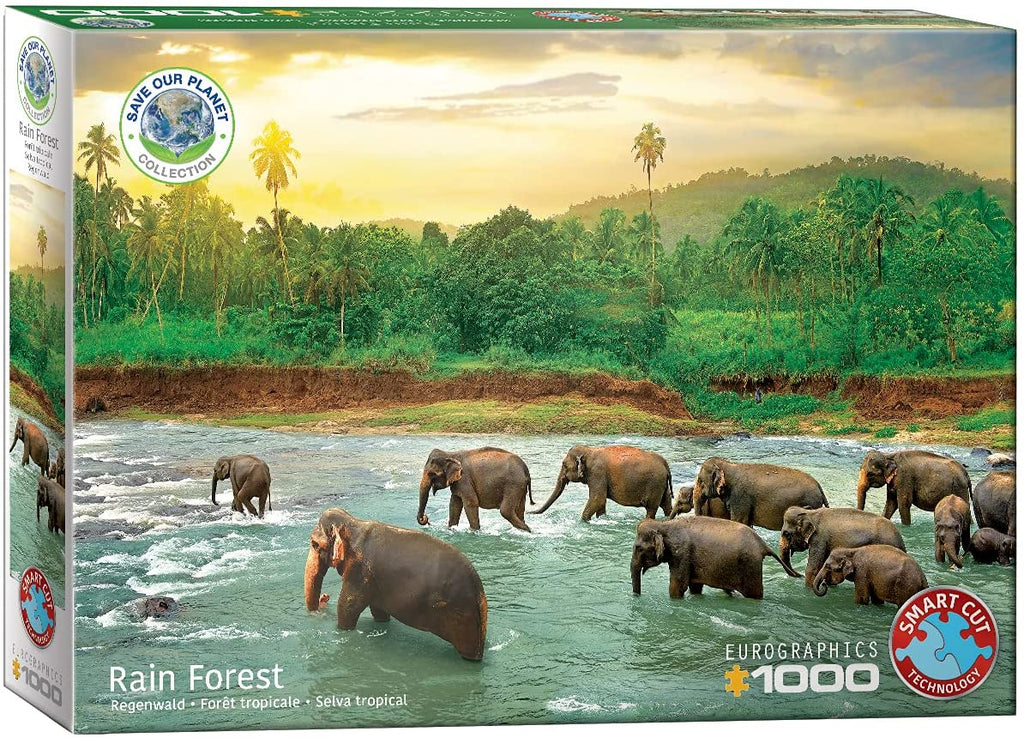 Puzzle 1000 Piece - Rainforest Jigsaw Puzzle 6000-5540 - figurineforall.com