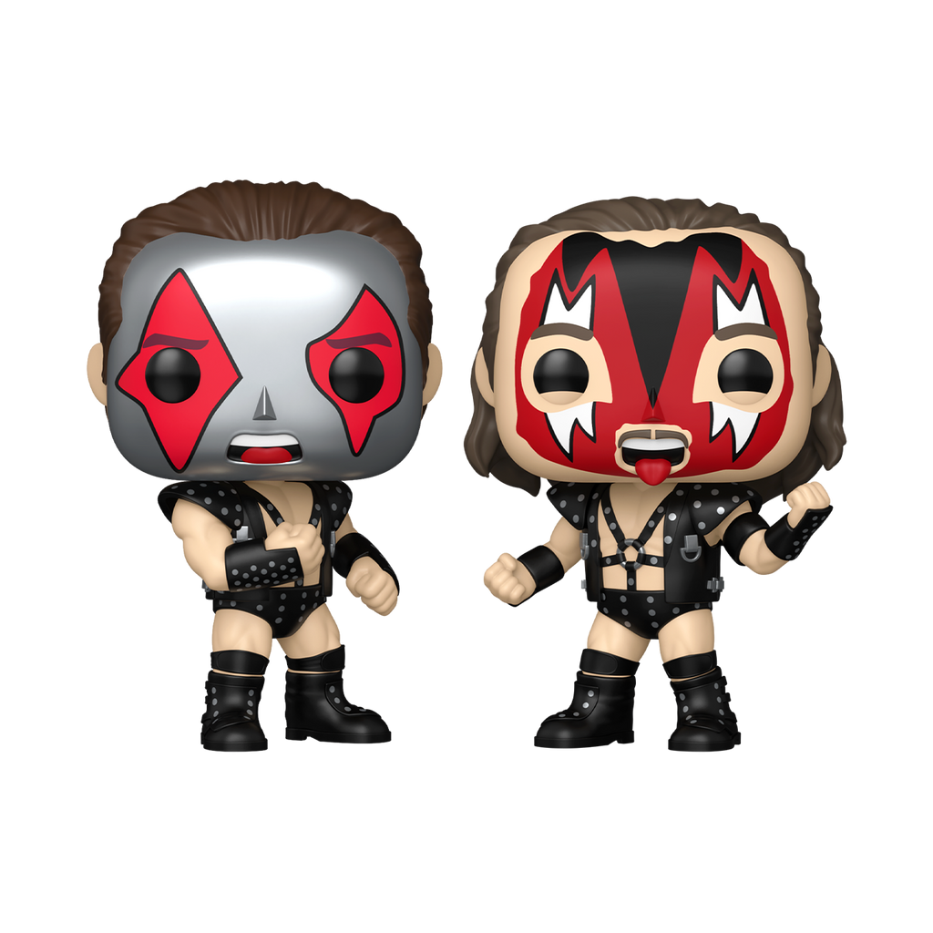 Pop Sports WWE Wrestling 3.75 Inch Vinyl Figure - Demolition Man AX and Smash 2-Pack