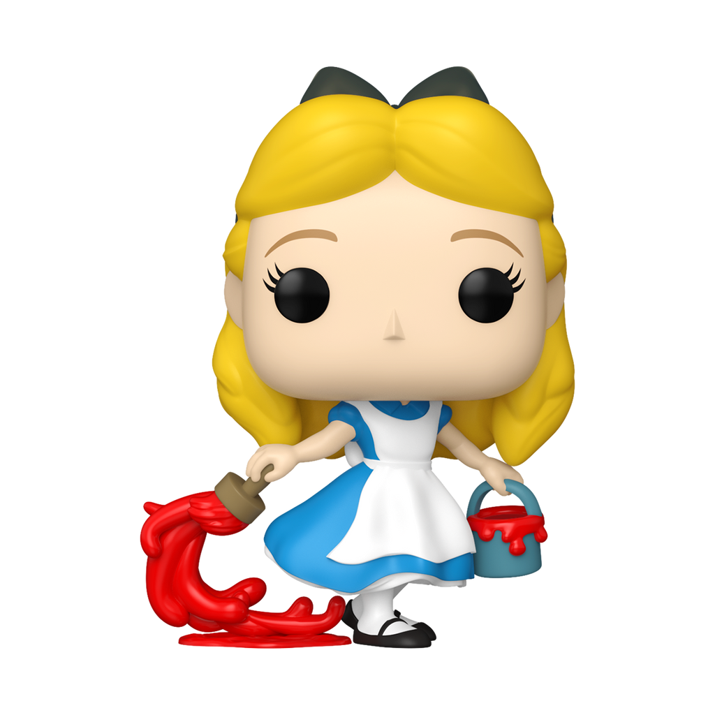 Pop Disney Alice in Wonderland 3.75 Inch Vinyl Figure - Alice with Paint #1769