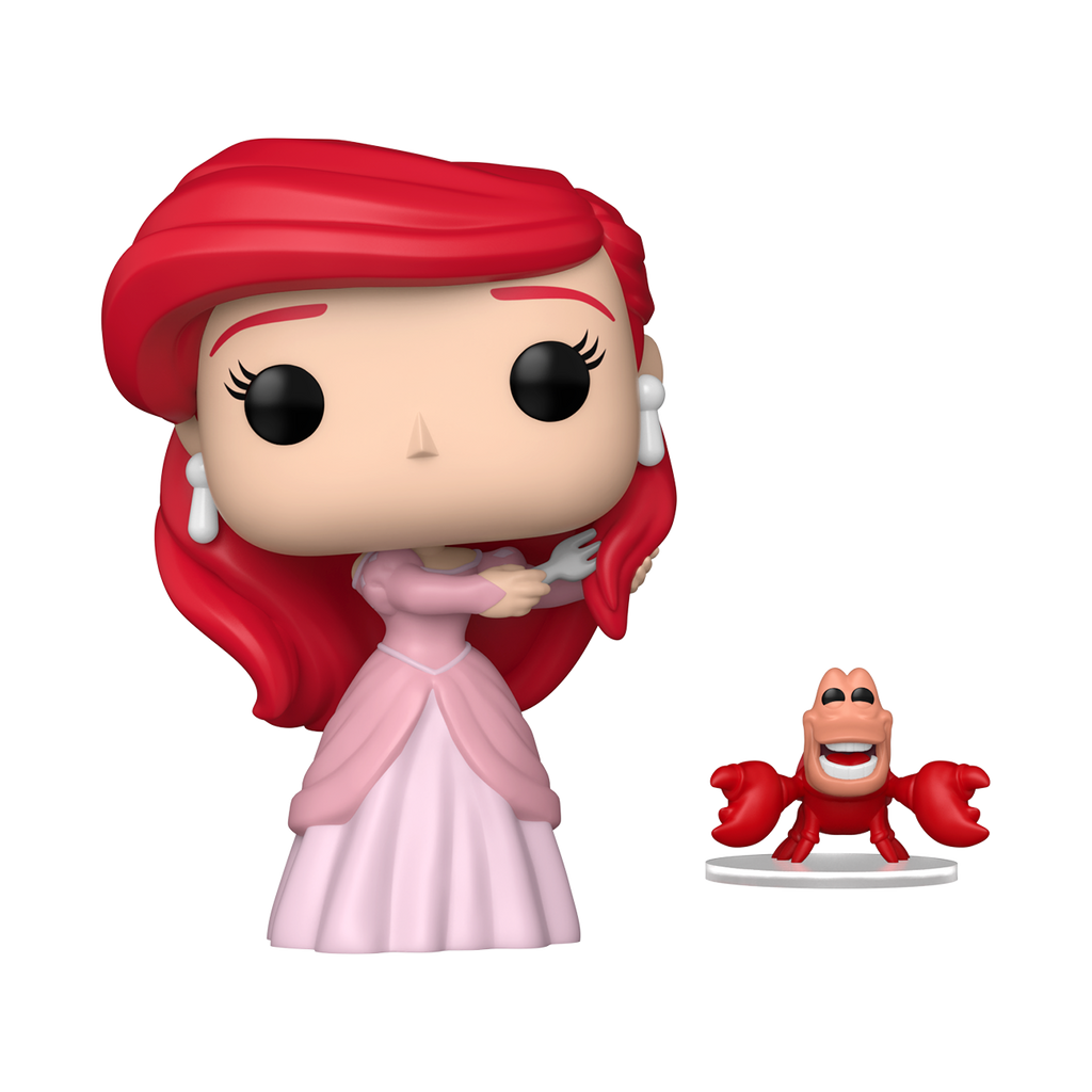 Pop Disney The Little Mermaid 3.75 Inch Vinyl Figure - Ariel with Sebastian #1755
