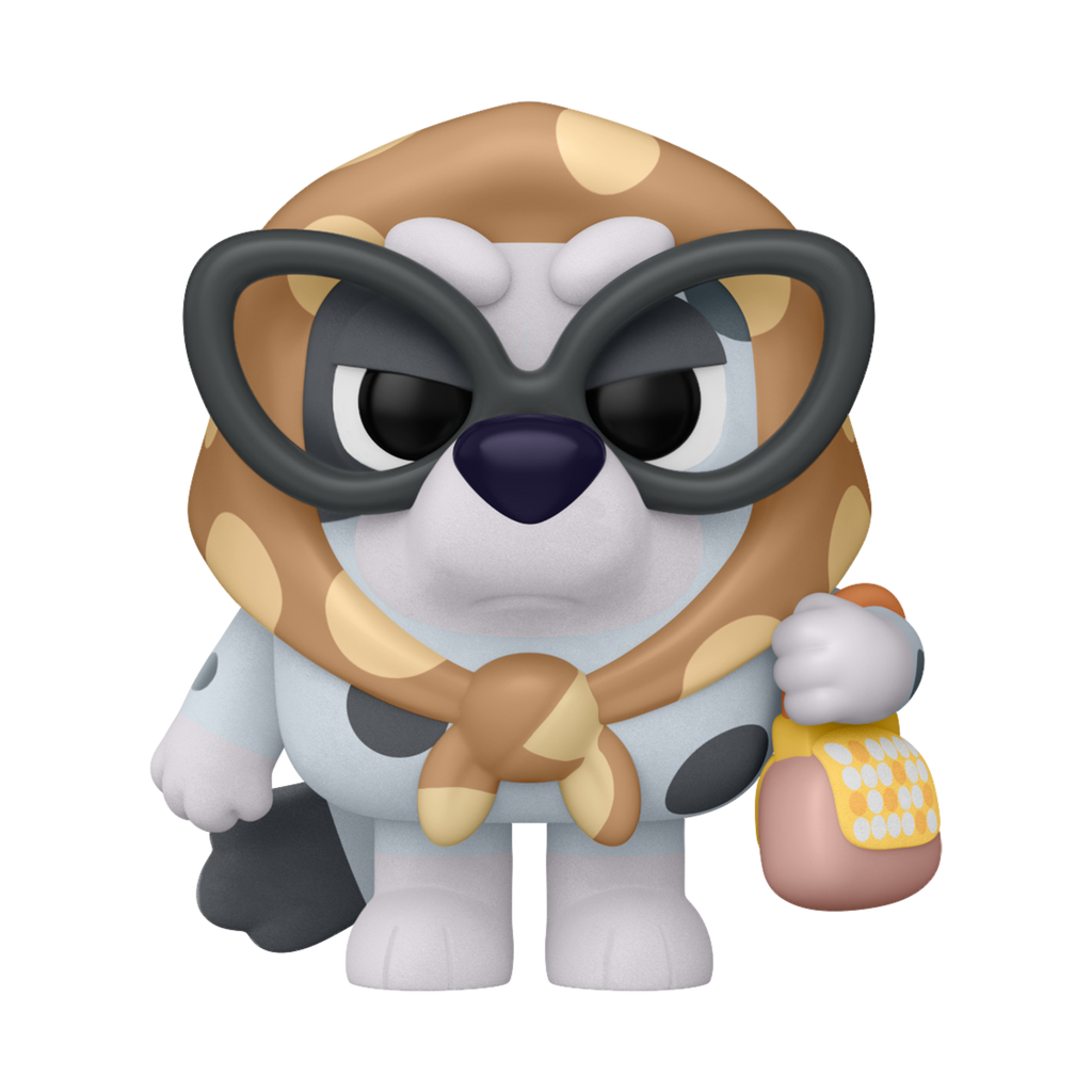 Pop Animation Bluey 3.75 Inch Vinyl Figure - Granny Gladys (Flocked) Exclusive #2370