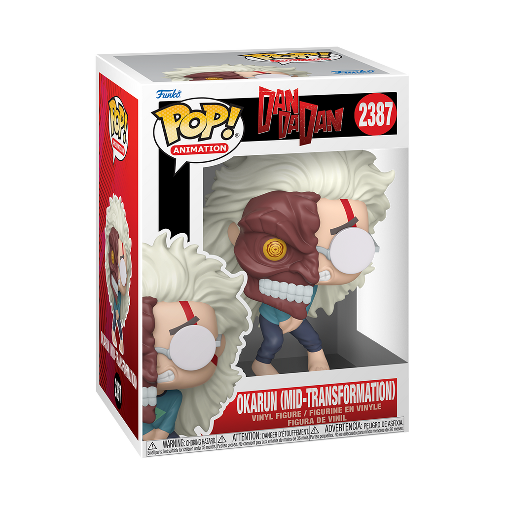 Pop Animation DandaDan 3.75 Inch Vinyl Figure - Okarun (Mid-Transformation) #2387