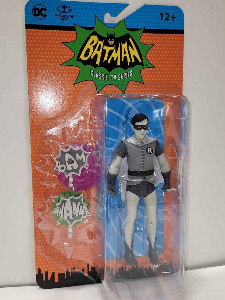 Batman DC Retro 66 Classics TV Series 1960s Wave 5 Robin Black and White 6 Inch Action Figure