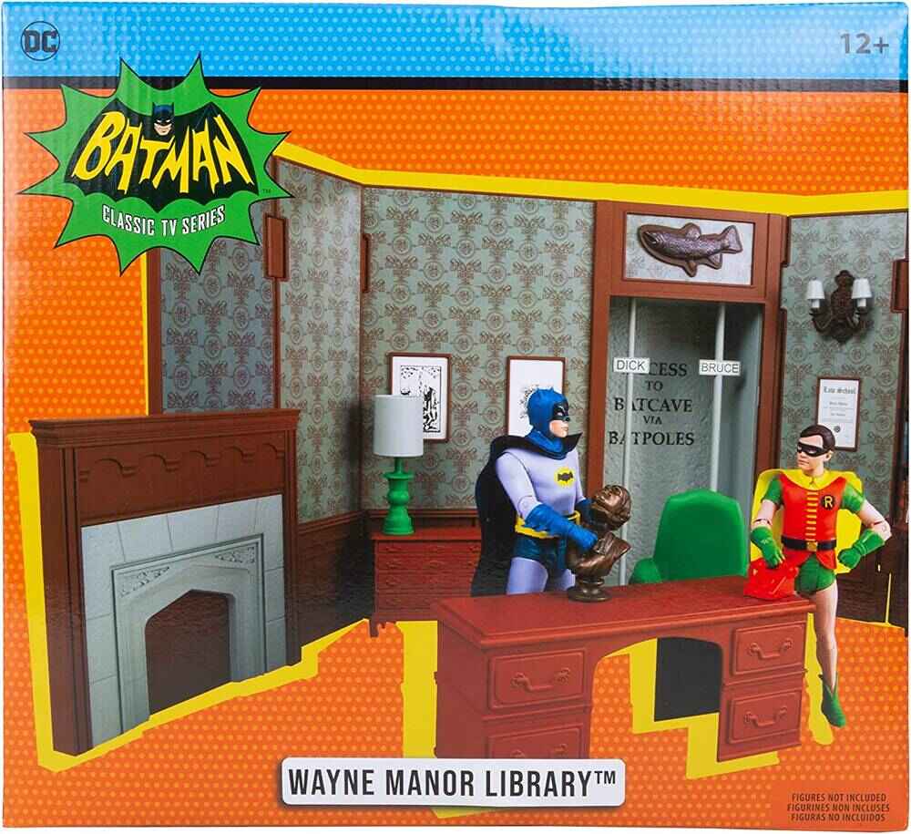 Batman DC Retro 66 Classics TV Series 1960s Wayne Manor Library