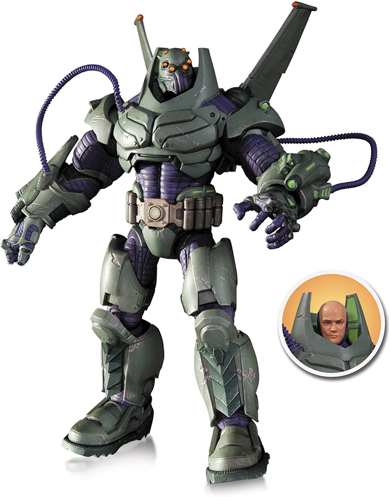 DC Collectibles DC Comics Super Villains: Armored Suit Lex Luthor Deluxe Action Figure - figurineforall.com