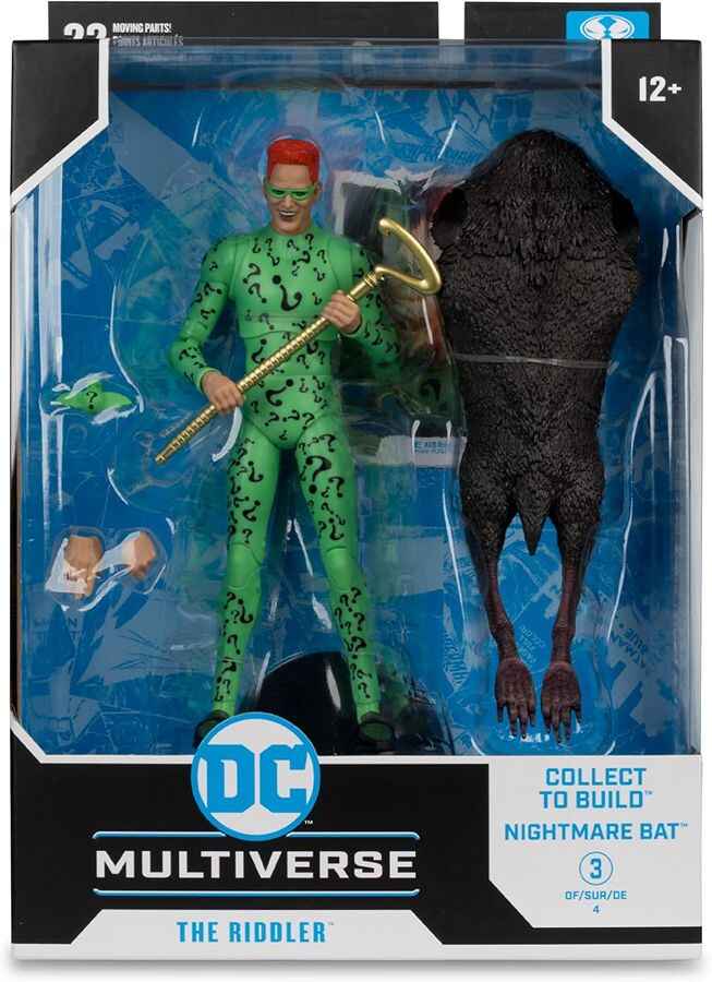 DC Multiverse Batman Forever Movie The Riddler BAF Nightmare Bat 7 Inch Action Figure