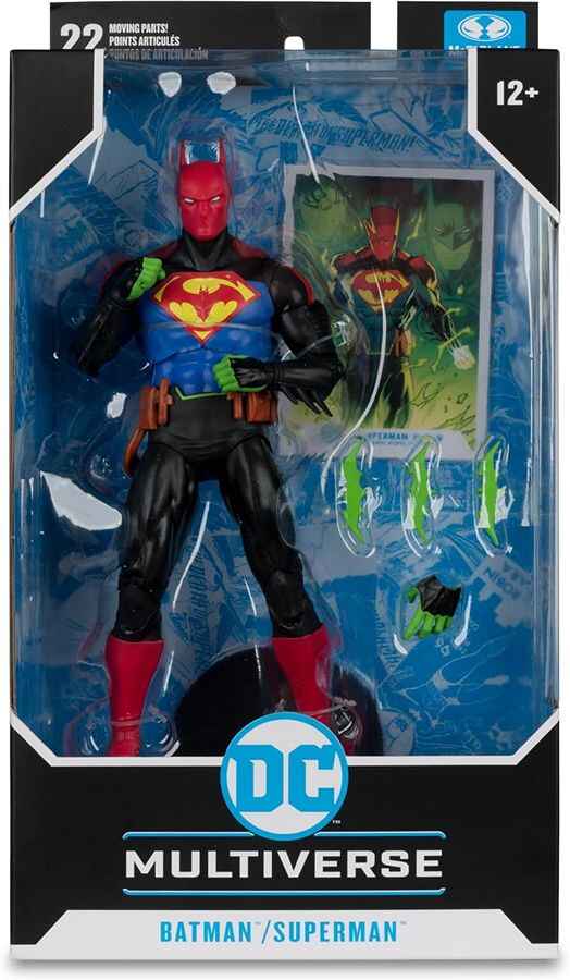 DC Multiverse Batman/Superman Worlds Finest Batman/Superman Fusion 7 Inch Action Figure