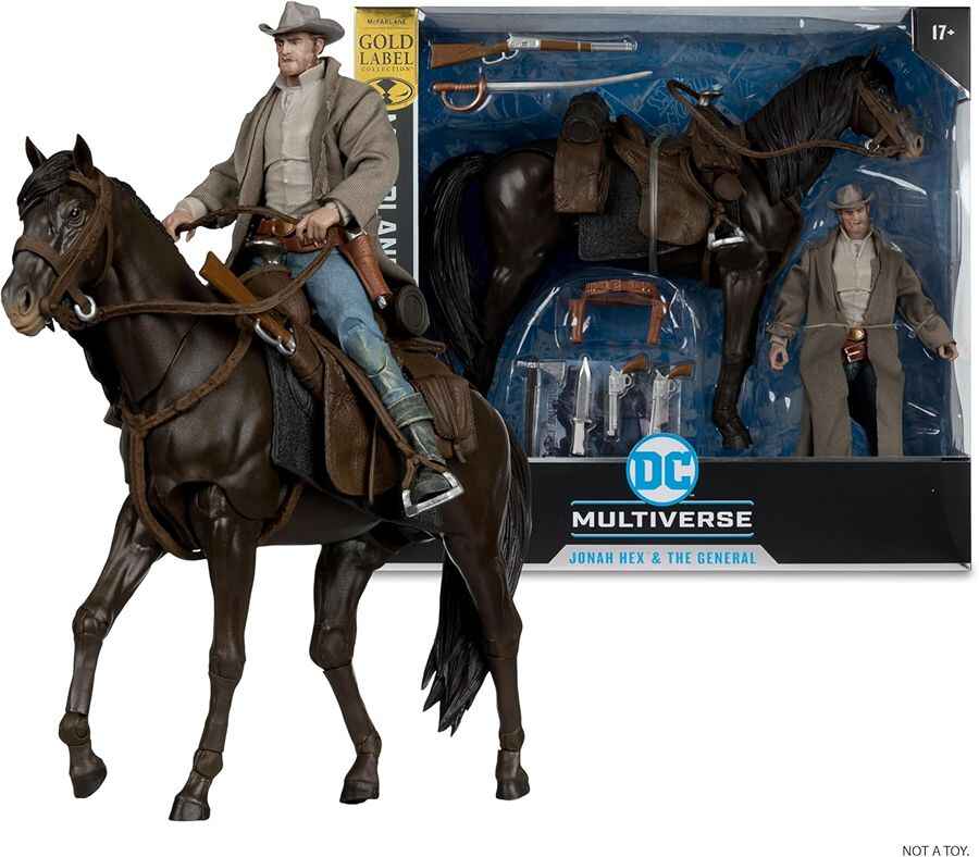 DC Multiverse Collector Edition Jonah Hex and The General (All-Star Western) 7 Inch 2-Pack (Gold Label) Action Figure