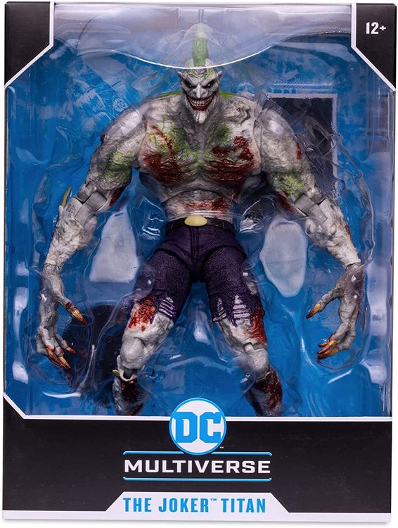 DC Multiverse Comic Batman Arkham Asylum Titan Joker Mega 10 Inch - Main Image