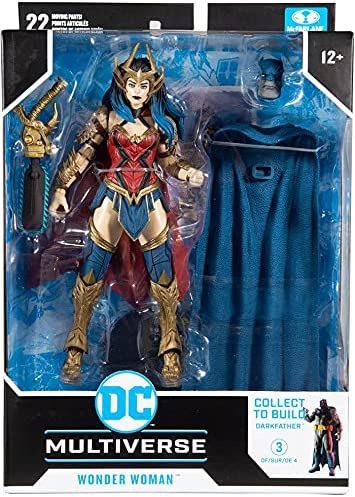 DC Multiverse Comic Dark Nights: Death Metal Build-A Darkfather - Wonder-Woman 7 Inch Action Figure