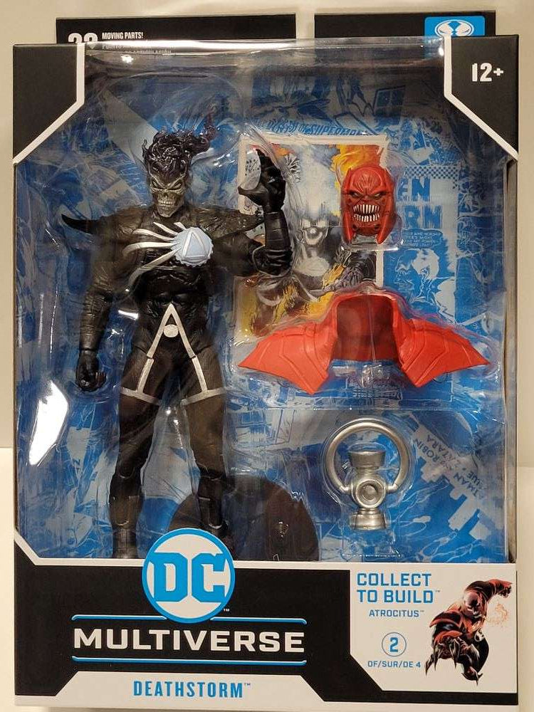 DC Multiverse Comics Build-A Red Lantern Atrocitus - Deathstorm 7 Inch Action Figure - figurineforall.com