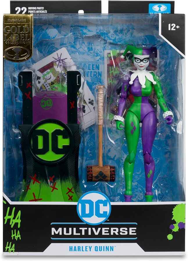 DC Multiverse DC Classic Harley Quinn (Jokerized) (Gold Label) 7 Inch Action Figure