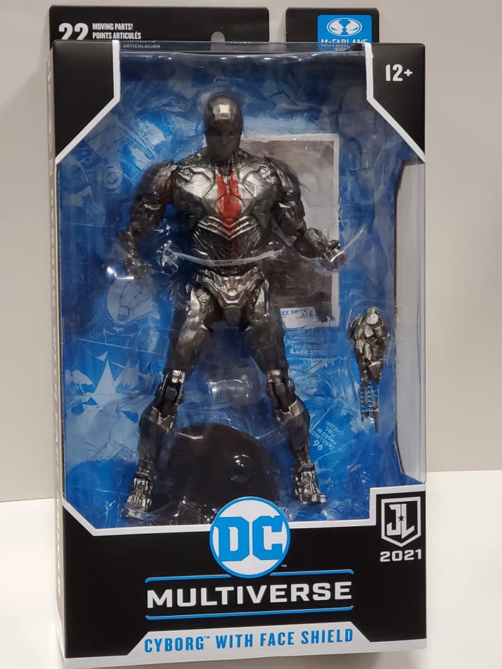 DC Multiverse Justice League Movie 2021 Cyborg with Face Shield Exclusive  Inch Action Figure