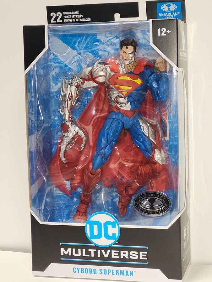 DC Multiverse New 52 Cyborg Superman Platinum 7 Inch Action Figure