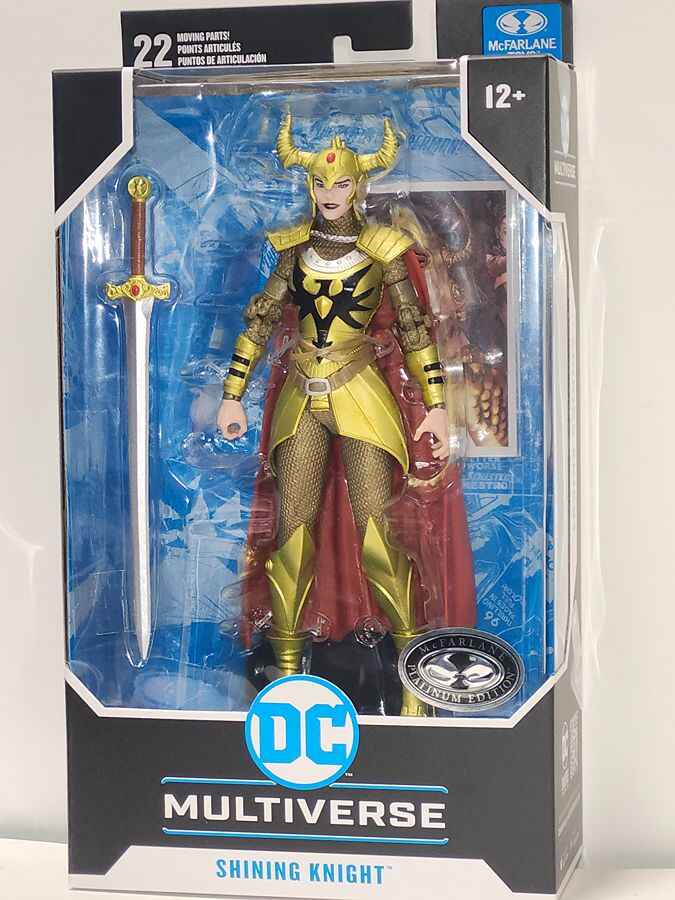 DC Multiverse Seven Soldiers of Victory - Shining Knight Platinum 7 Inch Action Figure