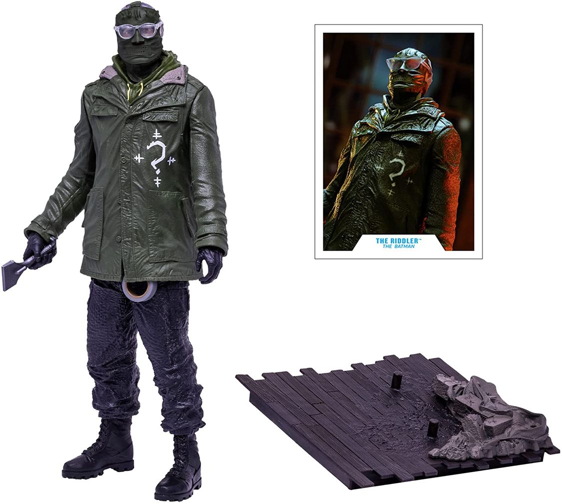 DC Multiverse THE BATMAN Movie The Riddler 12 Inch Statue Figure ...