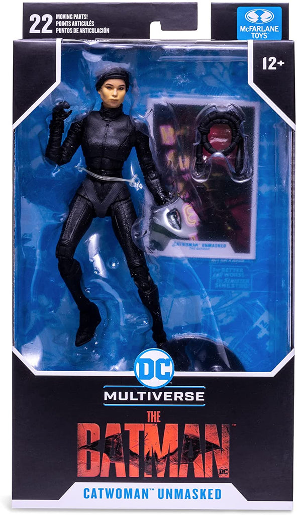 DC Multiverse The Batman Movie Catwoman Unmasked 7 Inch Action Figure - figurineforall.com