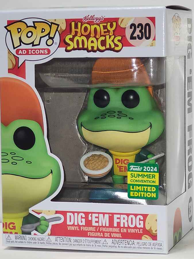 Pop Ad Icons Honey Smacks 3.75 Inch Vinyl Figure SDCC Exclusive - Dig Em Frog #230