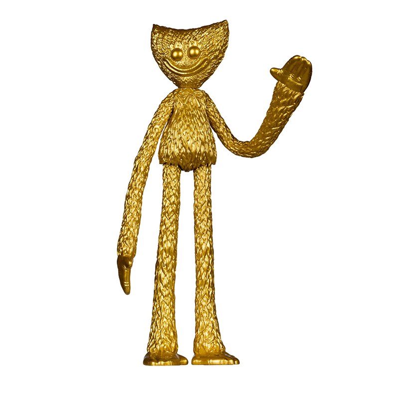 Poppy Playtime Bendable Wave 2 Gold Huggy Wuggy (Gold Label) 12 Inch ...