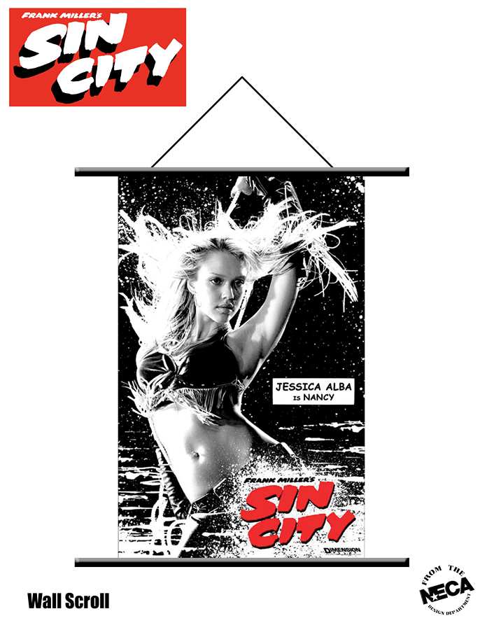 Sin City Jessica Alba Nancy Cloth Wall Scroll Poster